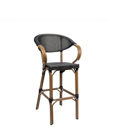 Taburete Filipinas curvado para hostelería en exterior ZC63C