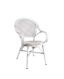 Sillón Formentera de médula con cojín en asiento ZC84