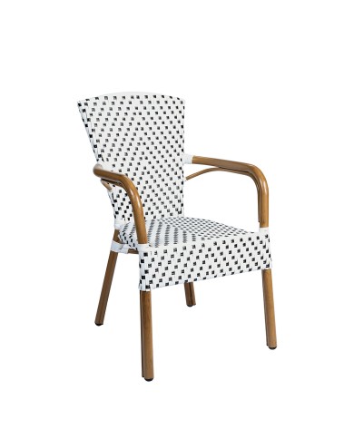 Sillón Jamaica de aluminio y médula en hogar y hostelería ZD54