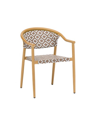 Sillón Manhattan en aluminio para hostelería ZD87