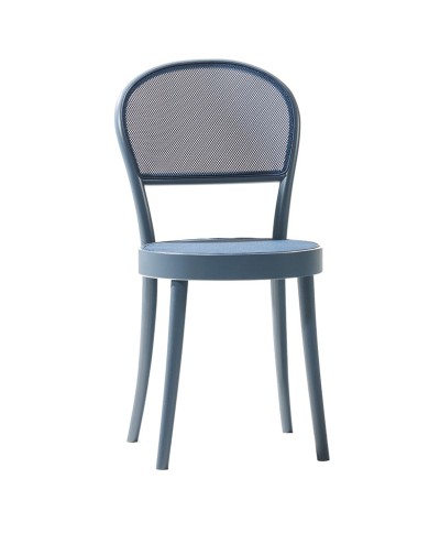 Silla TON 314 de haya y malla para hostelería