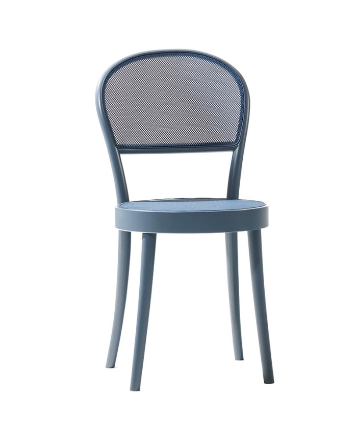 Silla TON 314 de haya y malla para hostelería