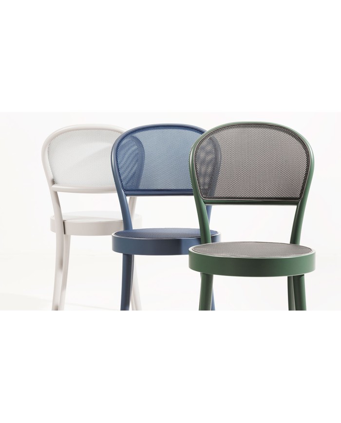 Silla TON 314 de madera curvada y malla