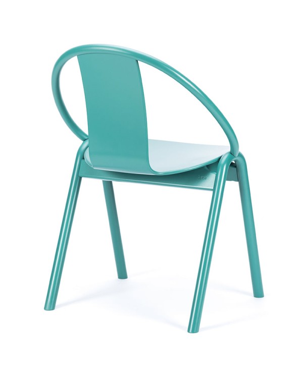 Silla Again de TON con estructura de madera curvada
