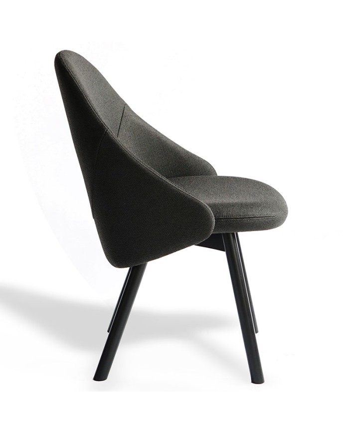 Silla Albu TON de madera y tapizado