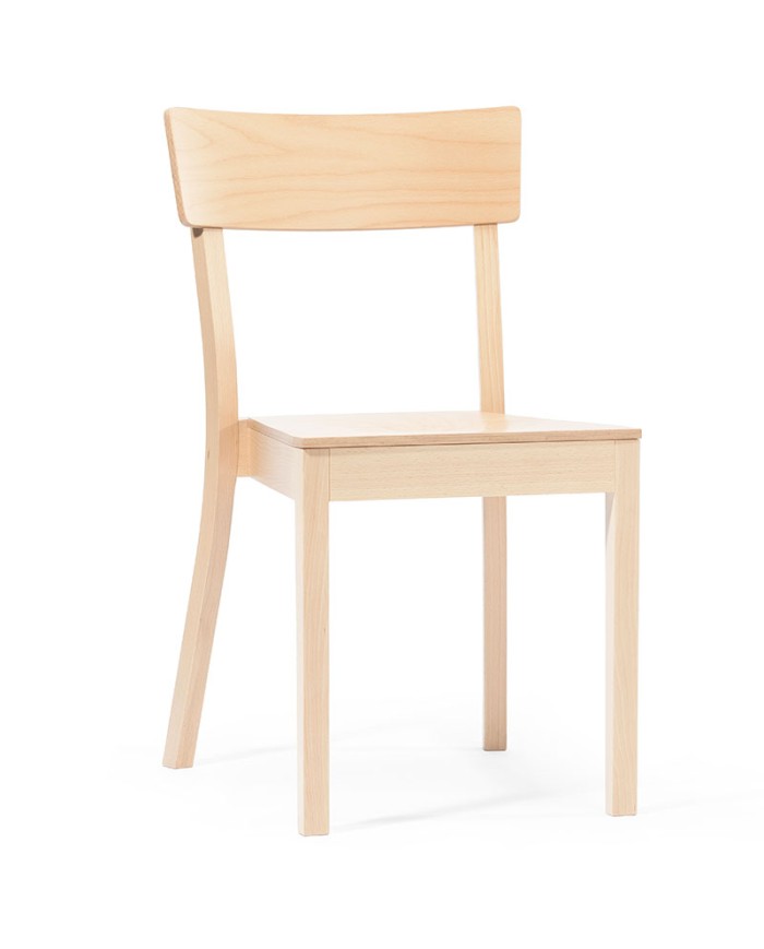Silla Bergamo TON de madera de haya para hostelería