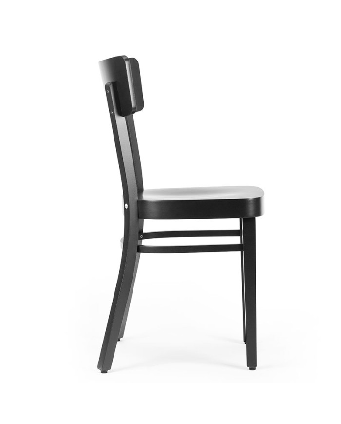 Silla Ideal de TON con respaldo de madera