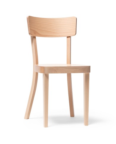 Silla Ideal de haya natural TON para hostelería