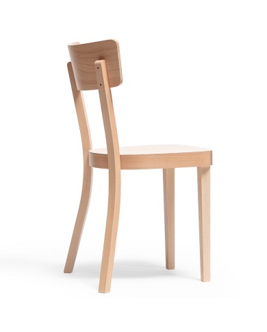 Silla Ideal TON de madera de haya natural