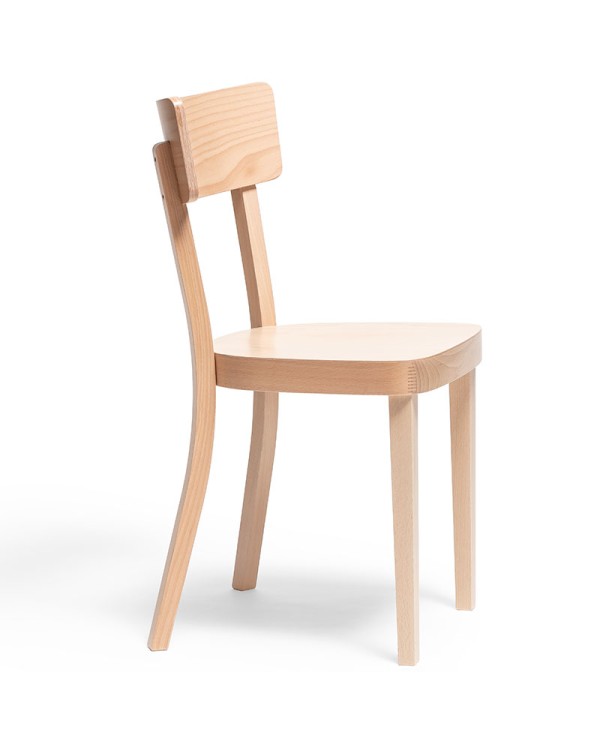Silla de madera Ideal TON en haya natural