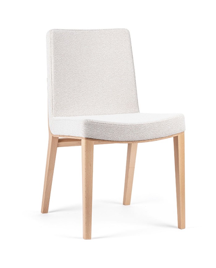 Silla Moritz TON de madera de haya tapizada para hostelería y hogar.