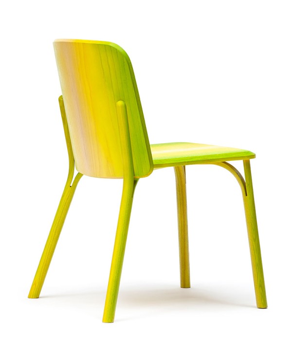 Silla Split de madera de haya para restaurantes y cafeterías.