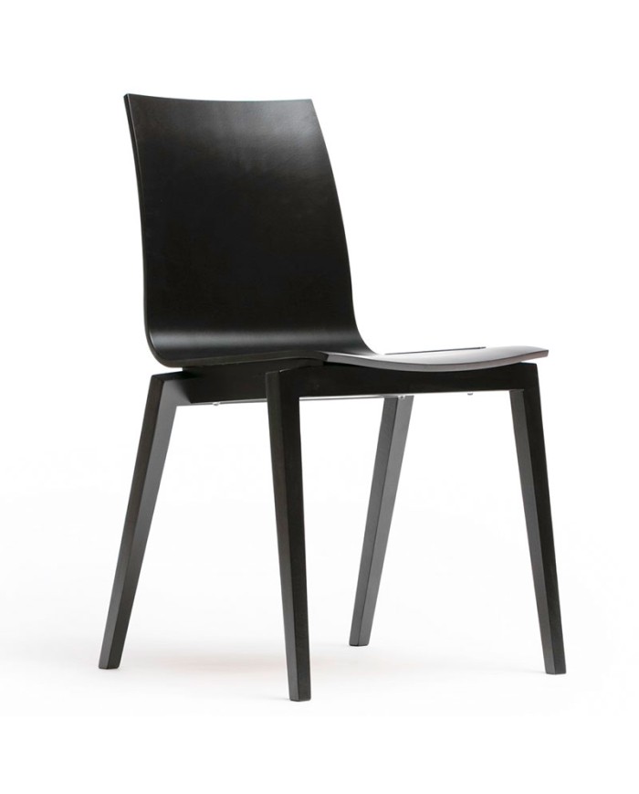 Silla Stockholm TON de madera de haya para hostelería y hogar.
