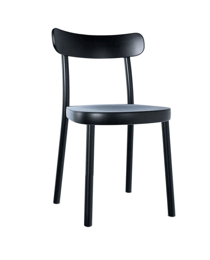 Silla La Zitta TON fabricada en madera de haya.