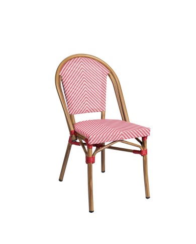 Silla Tívoli en aluminio y textilene para exterior M80B