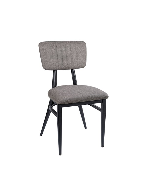 Silla Montana metálica y tapizada para hostelería N03