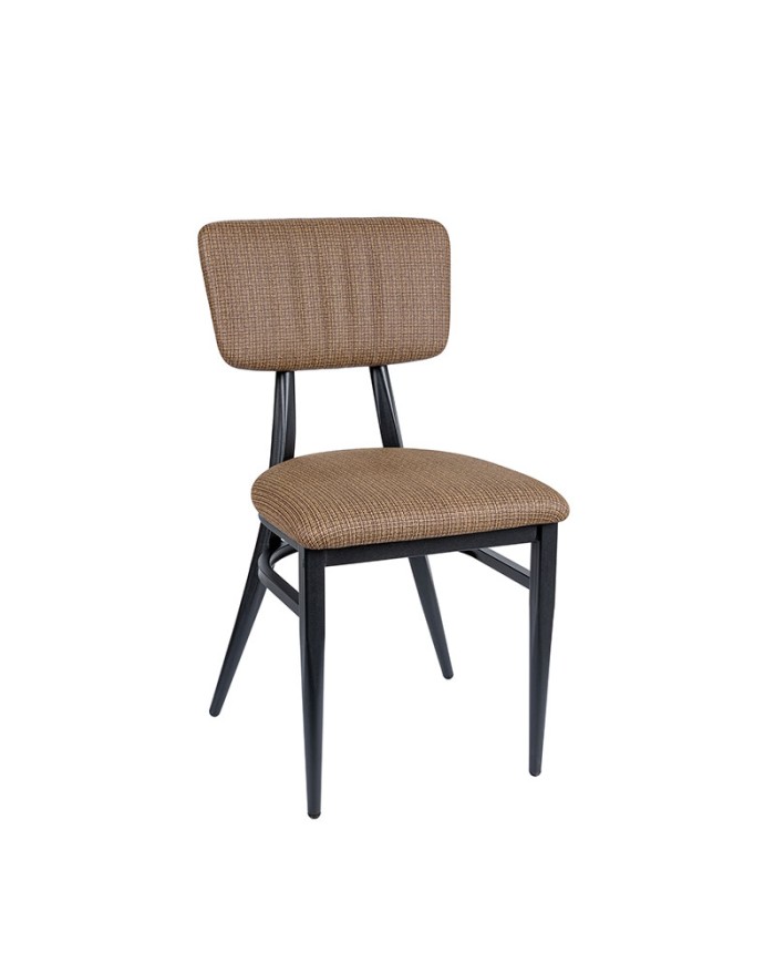 Silla Montana metálica y tapizada para hostelería N03