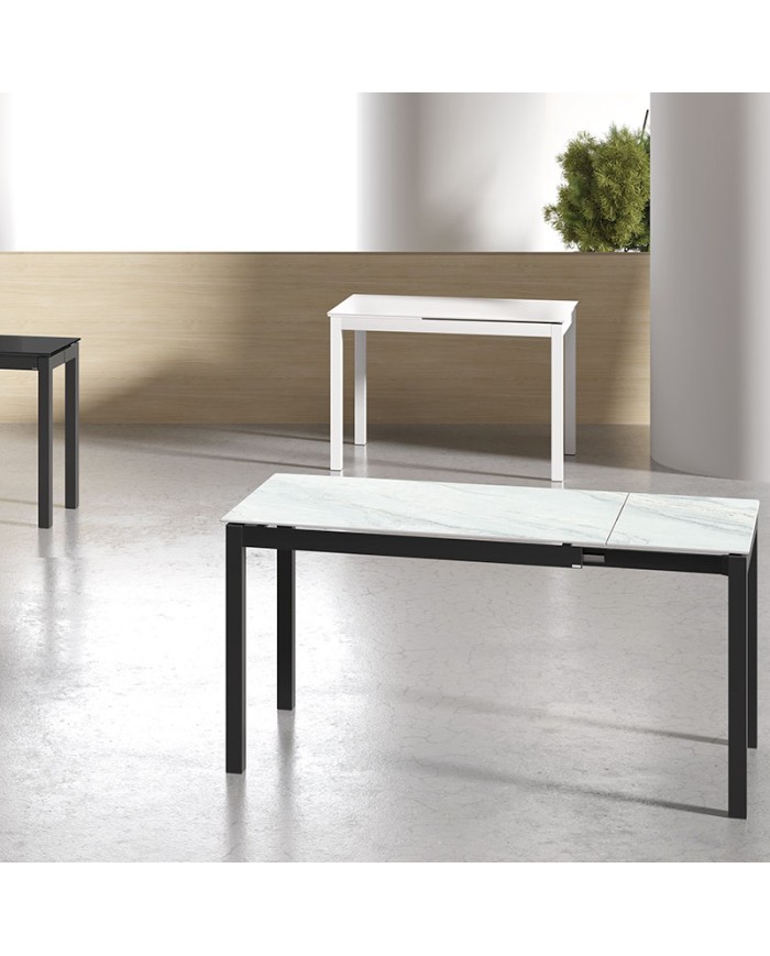 Mesa Celeste Bailen-BHF extensible y altura 90 cm. para cocina