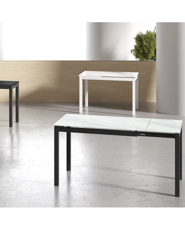 Mesa Celeste Bailen-BHF extensible y altura 90 cm. para cocina
