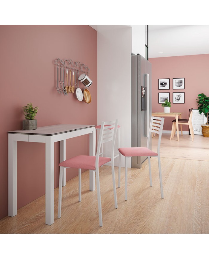 Silla Formentera Bailen-BHF metálica y tapizada para cocina