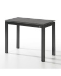 Mesa Lugano Bailén-BHF extensible. Estructura metálica con sobre porcelánico para cocina.