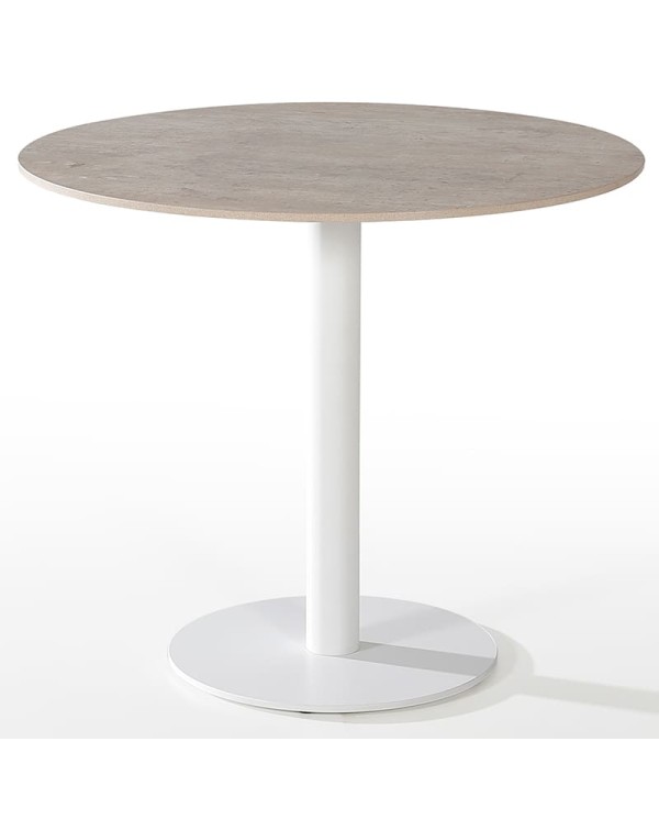 Mesa Ronda Fija Bailen-BHF redonda con pie central para cocina