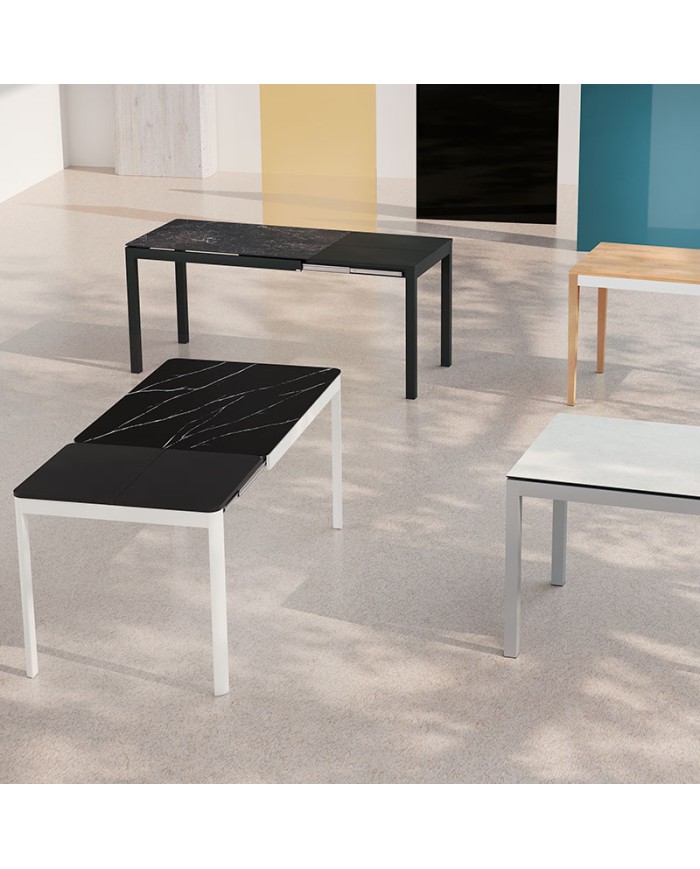 Mesa Tesa Bailen-BHF de cocina patas blanco